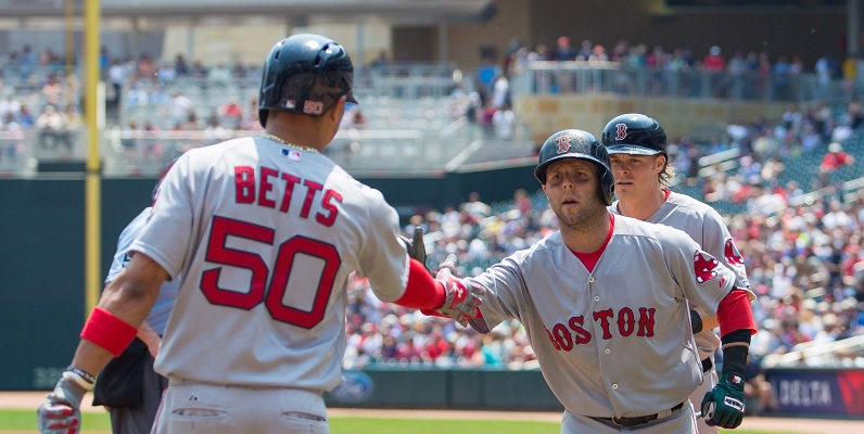 Mookie Betts and Dustin Pedroia